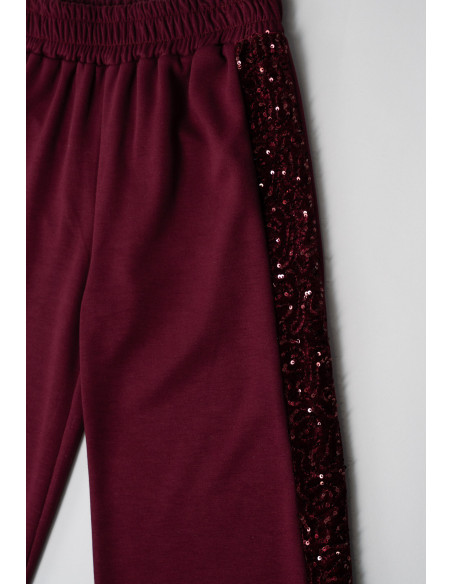 EBITA FASHION Παιδικό Σετ Παντελόνι 2τμχ Μπορντό