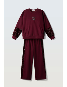 EBITA FASHION Παιδικό Σετ Παντελόνι 2τμχ Μπορντό