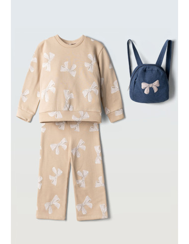 EBITA FASHION Παιδικό Σετ Παντελόνι 3τμχ Μπεζ