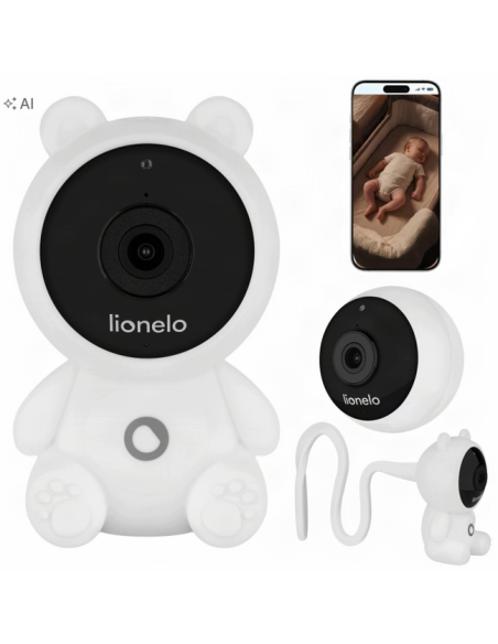 LIONELO Babyline Smart 2.0 Ενδοεπικοινωνία Μωρού Με Κάμερα Full HD & Wi-Fi
