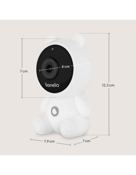 LIONELO Babyline Smart 2.0 Ενδοεπικοινωνία Μωρού Με Κάμερα Full HD & Wi-Fi