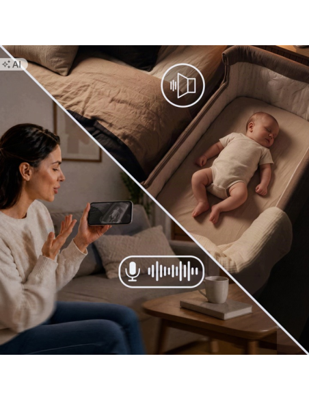 LIONELO Babyline Smart 2.0 Ενδοεπικοινωνία Μωρού Με Κάμερα Full HD & Wi-Fi