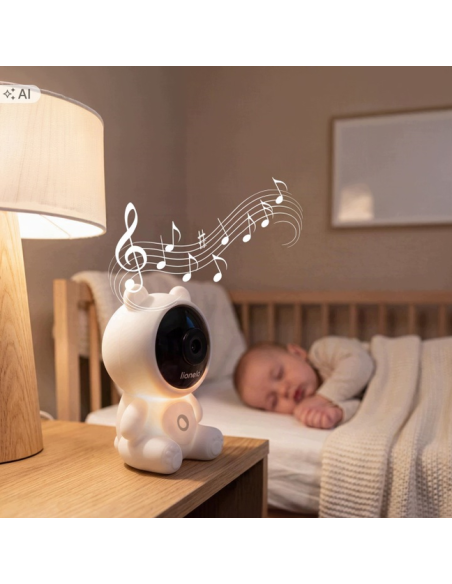LIONELO Babyline Smart 2.0 Ενδοεπικοινωνία Μωρού Με Κάμερα Full HD & Wi-Fi