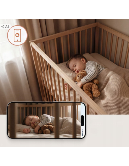 LIONELO Babyline Smart 2.0 Ενδοεπικοινωνία Μωρού Με Κάμερα Full HD & Wi-Fi