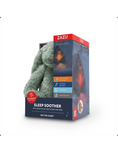 ZAZU Ro Rabbit Ζωάκι με Λευκούς Ήχους, Φως και...