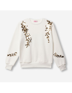 FUNKY FOR BABY Παιδική Μπλούζα Φούτερ Εκρού