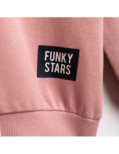 FUNKY FOR BABY Παιδική Μπλούζα Φούτερ Ροζ
