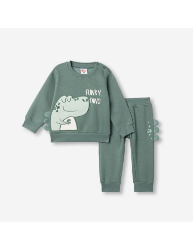 FUNKY FOR BABY Βρεφικό Σετ Φόρμα τμχ Πράσινο