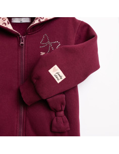 FUNKY FOR BABY Παιδική Ζακέτα Μαντζέντα 2