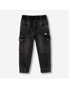 FUNKY FOR BABY Παιδικό Παντελόνι Τζιν Μαύρο