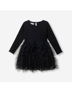 FUNKY FOR BABY Παιδικό Φόρεμα Μαύρο