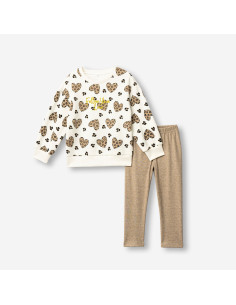 FUNKY FOR BABY Παιδικό Σετ Κολάν 2τμχ Εκρού