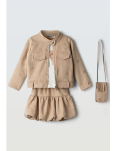 EBITA FASHION Παιδικό Σετ Φούστα 4τμχ Μπεζ