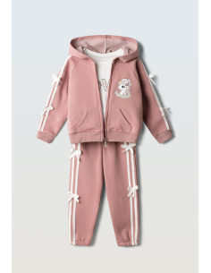 EBITA FASHION Παιδικό Σετ Φόρμα 3τμχ Ροζ