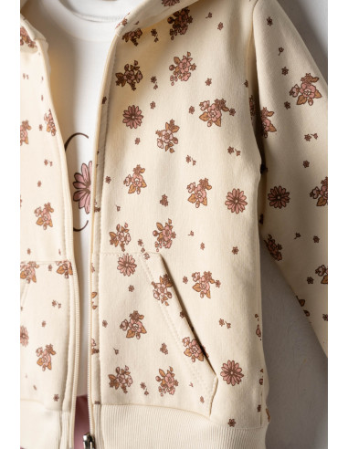 EBITA FASHION Παιδικό Σετ Φόρμα 3τμχ Cream