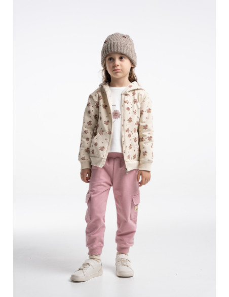 EBITA FASHION Παιδικό Σετ Φόρμα 3τμχ Cream