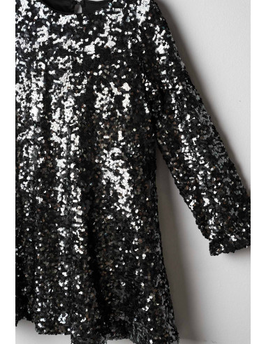 EBITA FASHION Παιδικό Φόρεμα 2τμχ Παγιέτα Μέντα