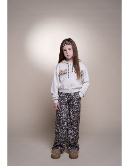 EBITA FASHION Παιδικό Σετ Παντελόνι 2τμχ Cream