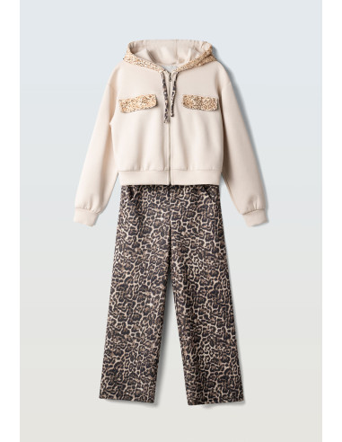 EBITA FASHION Παιδικό Σετ Παντελόνι 2τμχ Cream