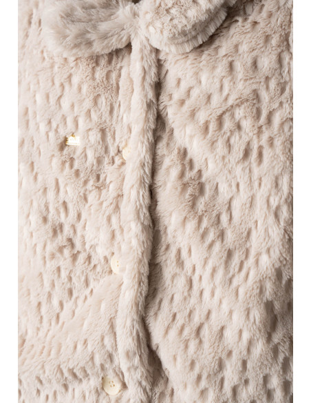 EBITA FASHION Παιδικό Παλτό Γούνα 3τμχ Μπεζ