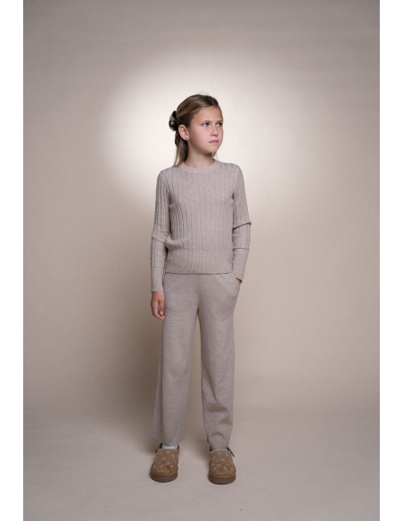 EBITA FASHION Παιδικό Σετ Παντελόνα 2τμχ Μπεζ