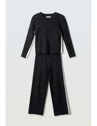 EBITA FASHION Παιδικό Σετ Παντελόνα 2τμχ Μαύρο