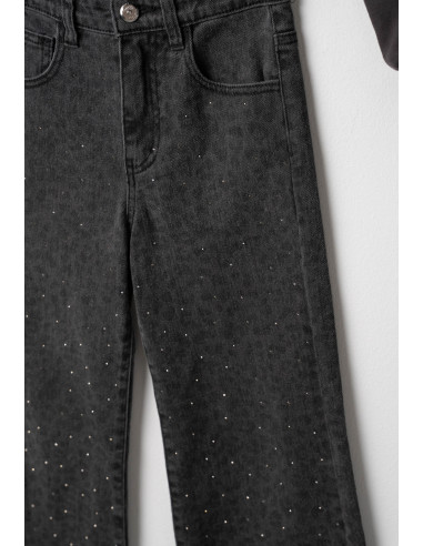 EBITA FASHION Παιδικό Σετ Παντελόνα 3τμχ Ανθρακί