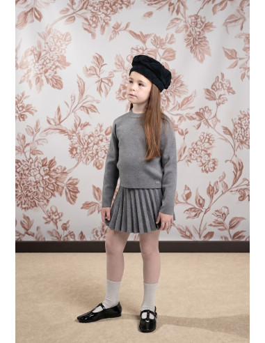 EBITA FASHION Παιδικό Σετ Φούστα 2τμχ Ανθρακί