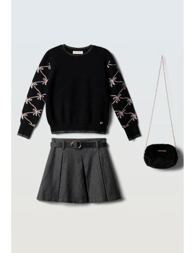EBITA FASHION Παιδικό Σετ Φούστα 3τμχ Μαύρο