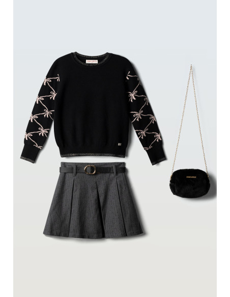 EBITA FASHION Παιδικό Σετ Φούστα 3τμχ Μαύρο