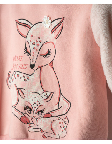 NEK KIDSWEAR Παιδικό Σετ Φόρμα 2τμχ Ροζ