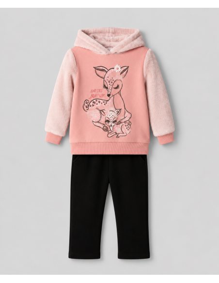 NEK KIDSWEAR Παιδικό Σετ Φόρμα 2τμχ Ροζ
