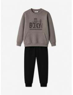 NEK KIDSWEAR Παιδικό Σετ Φόρμα 2τμχ Γκρι