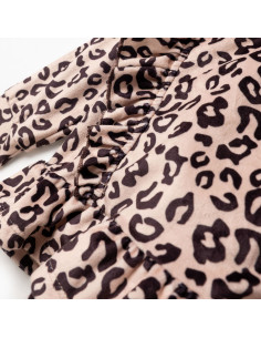 FUNKY FOR BABY Βρεφικό Σετ Φόρμα 2τμχ Λεοπάρ Μπεζ 2