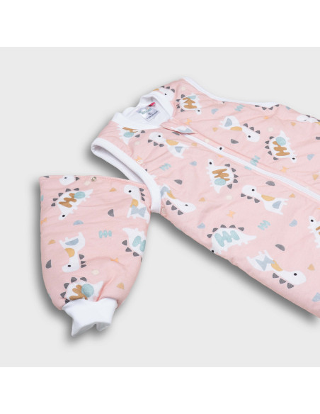 TENDER Υπνόσακος Χειμωνιάτικος Classic 2.5 Tog Dino World Pink