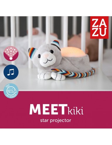 ZAZU Kiki γατούλα Προτζέκτορας νανουρίσματος & λευκούς ήχους