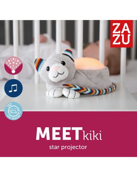 ZAZU Kiki γατούλα Προτζέκτορας νανουρίσματος & λευκούς ήχους