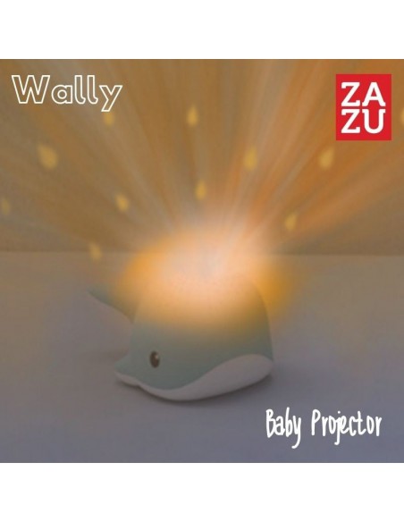 ZAZU Wally Φάλαινα Προτζέκτορας Ύπνου με Λευκούς Ήχους