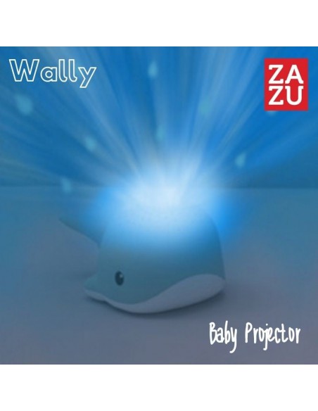 ZAZU Wally Φάλαινα Προτζέκτορας Ύπνου με Λευκούς Ήχους