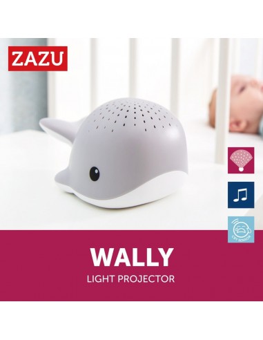 ZAZU Wally Φάλαινα Προτζέκτορας Ύπνου με Λευκούς Ήχους