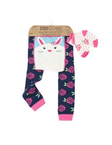 ZOOCCHINI Grip+Easy Crawler Pants & Socks Set – Silas the Sloth