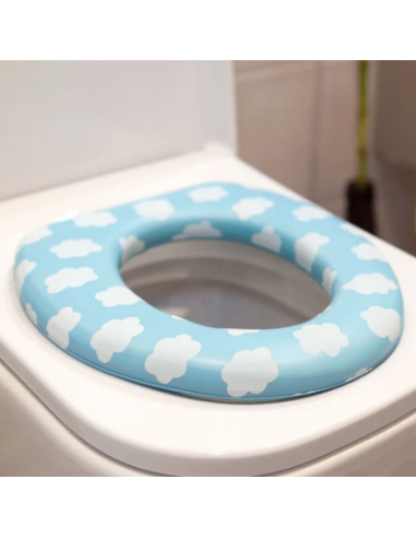 KIOKIDS Στεφάνι WC με Μαλακό Κάθισμα Clouds Blue