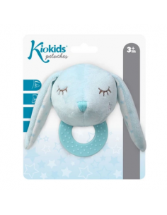 KIOKIDS Υφασμάτινο Μασητικό Σιέλ Κουνελάκι