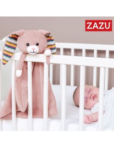 ZAZU Becky Κουβερτάκι Αγκαλιάς με Συσκευή Λευκών ήχων & Μελωδίες Λαγουδάκι 2
