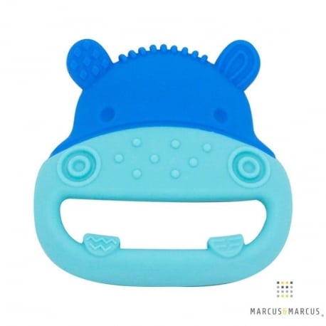 MARCUS & MARCUS Βρεφικό Μασητικό σιλικόνης sensory hippo
