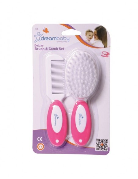 DREAMBABY Σετ Βούρτσα & Χτένα Pink