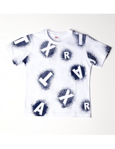 TRAX Σετ μπορντό βερμούδα με τύπωμα/μαύρο T-shirt