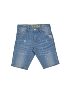 FUNKY FOR BABY Βερμούδα Τζιν Ανθρακί