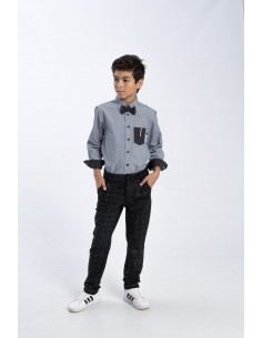 FUNKY FOR BABY Σετ φόρμας Χακί Μαύρο