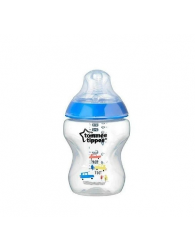 TOMMEE TIPPEE  Μπιμπερό Πλαστικό Closer to Nature  0m+ 260ml Μπλε
